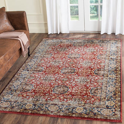 Safavieh Bijar Bij632R Red / Royal Area Rug