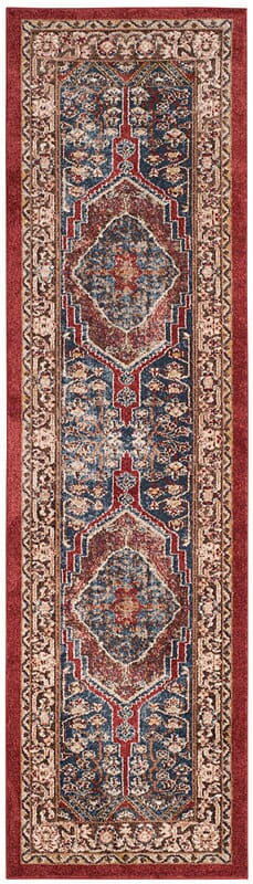 Safavieh Bijar Bij636B Royal / Brown Area Rug