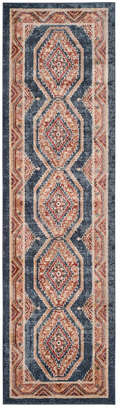 Safavieh Bijar Bij647B Royal / Rust Area Rug