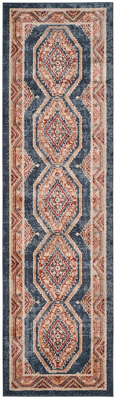 Safavieh Bijar Bij647B Royal / Rust Area Rug