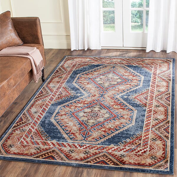 Safavieh Bijar Bij647B Royal / Rust Area Rug