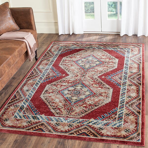 Safavieh Bijar Bij647R Red / Rust Area Rug