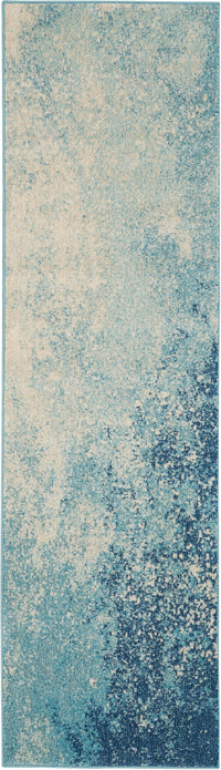 Nourison Passion Psn10 Navy Light Blue Area Rug