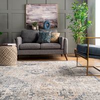 Nuloom Gia Transitional Ngi3256A Blue Area Rug