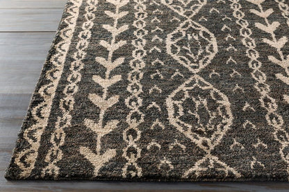 Surya Bjorn Bjr-1000 Black, Khaki, Dark Brown Area Rug