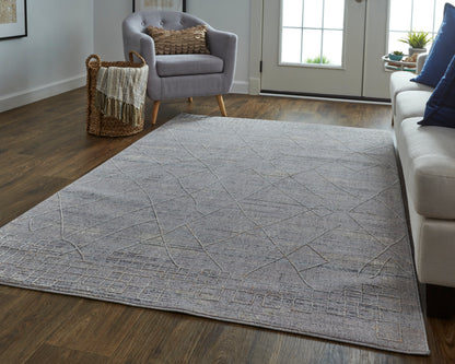 Feizy Francisco 39Fcf Gray Area Rug