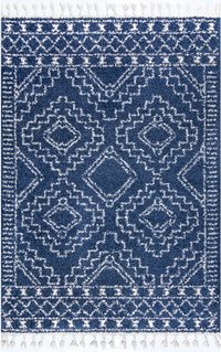 Nuloom Vasiliki Moroccan Nva1836A Blue Area Rug