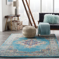 Nourison Passion Psn03 Light Blue Area Rug