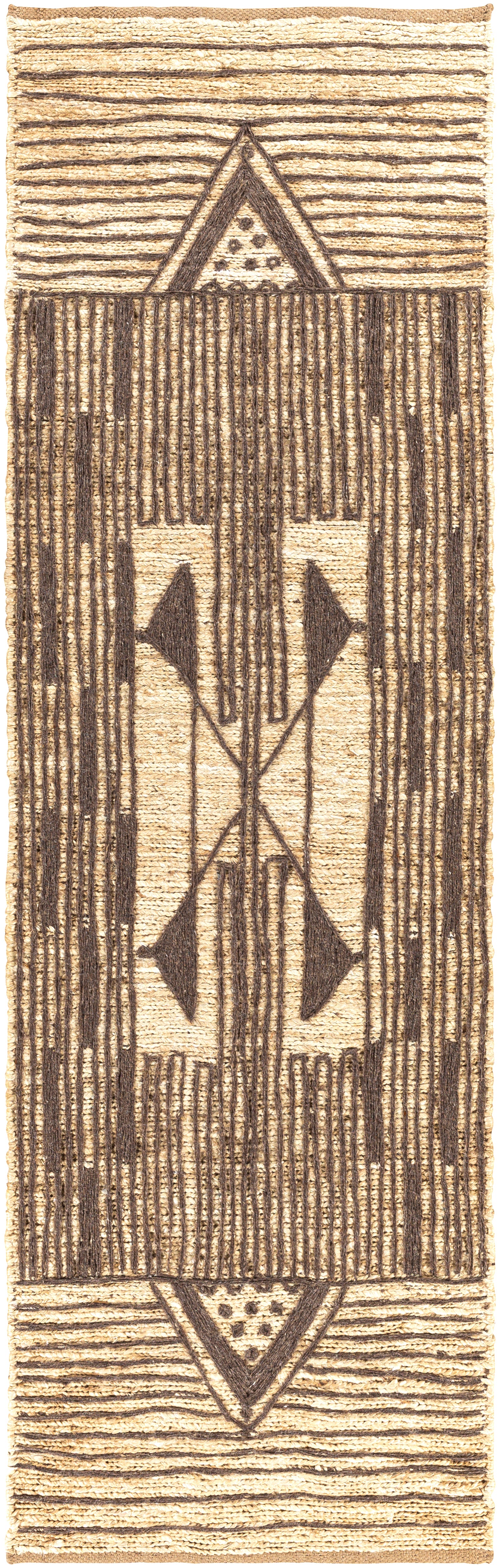 Surya Brookwood Bkd-2300 Butter, Dark Brown Area Rug