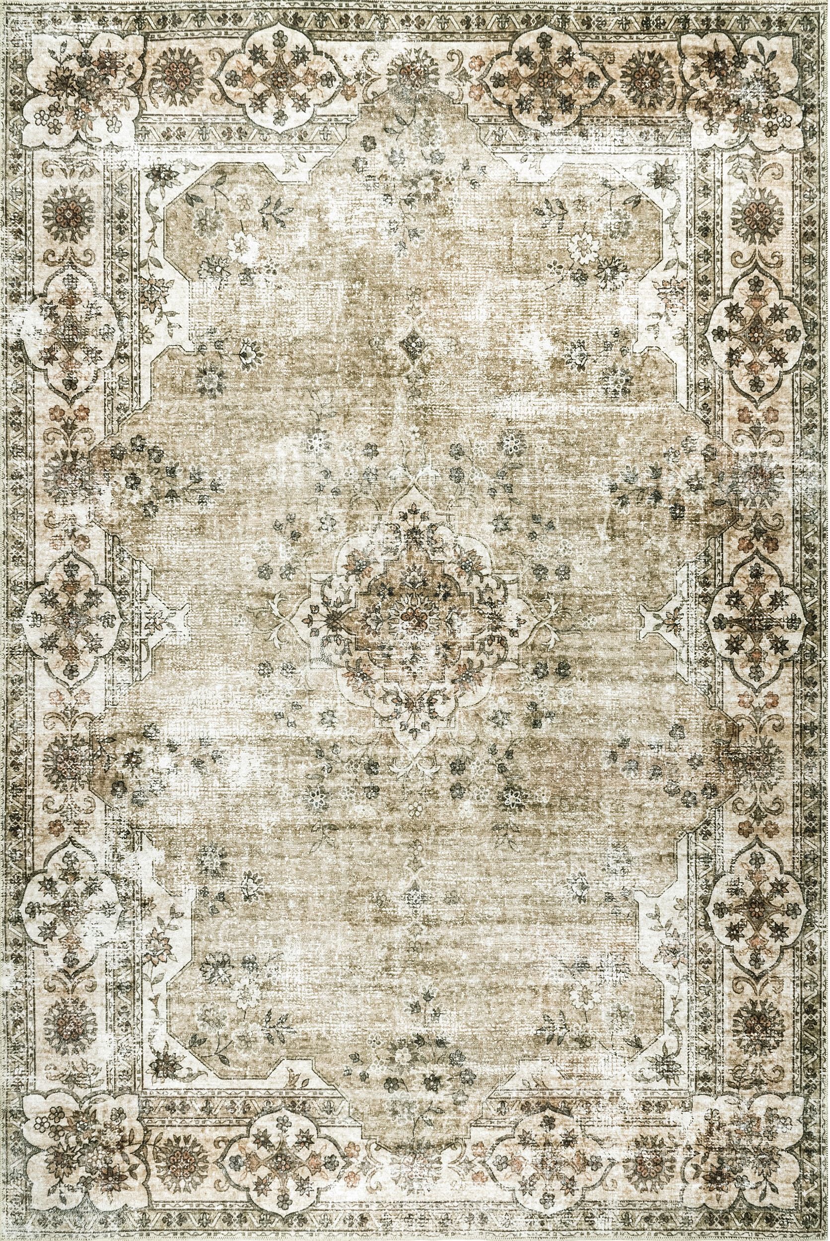 AreaRugs.com Wavaj Nwa1183A Beige Area Rug