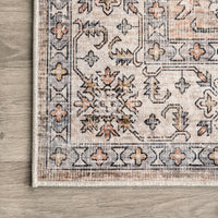 AreaRugs.com Wavaj Nwa1025B Peach Area Rug