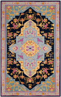 Safavieh Bellagio Blg506C Navy Blue / Multi Area Rug