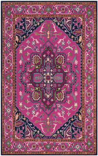 Safavieh Bellagio Blg541C Pink / Navy Area Rug