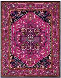 Safavieh Bellagio Blg541C Pink / Navy Area Rug