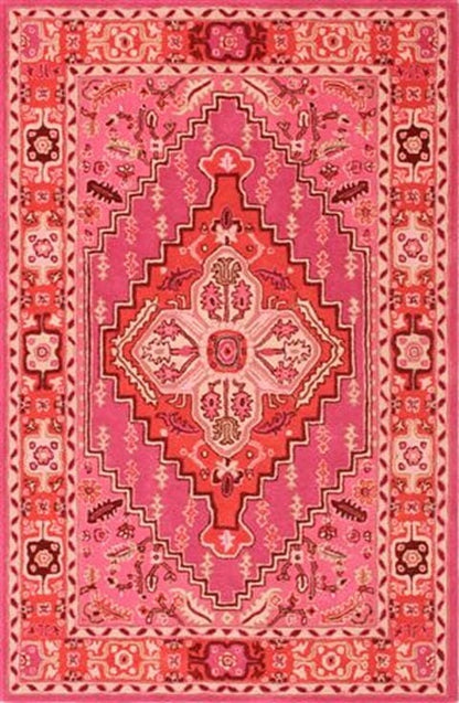 Safavieh Bellagio Blg545B Red / Pink Area Rug