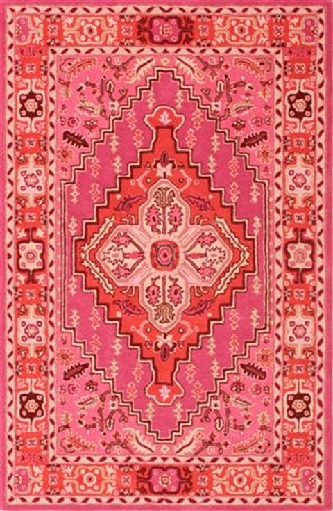 Safavieh Bellagio Blg545B Red / Pink Area Rug