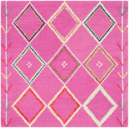 Safavieh Bellagio Blg563R Fuchsia / Multi Moroccan Area Rug