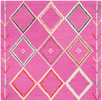 Safavieh Bellagio Blg563R Fuchsia / Multi Moroccan Area Rug