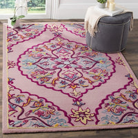 Safavieh Bellagio Blg605A Pink / Multi Area Rug