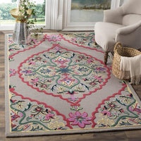 Safavieh Bellagio Blg605D Dark Grey / Multi Area Rug