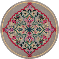 Safavieh Bellagio Blg605D Dark Grey / Multi Area Rug