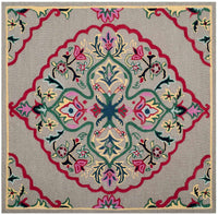 Safavieh Bellagio Blg605D Dark Grey / Multi Area Rug