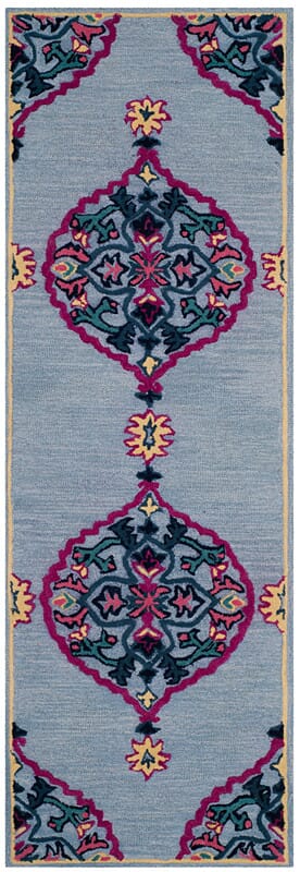 Safavieh Bellagio Blg605G Blue / Multi Rugs.