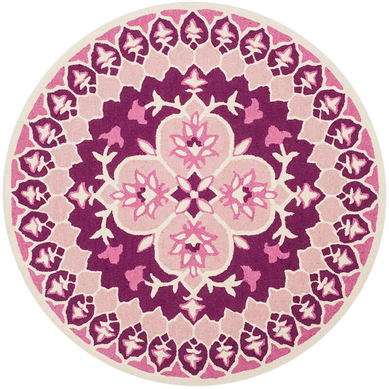 Safavieh Bellagio Blg610A Pink / Ivory Area Rug