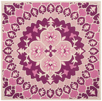 Safavieh Bellagio Blg610A Pink / Ivory Area Rug