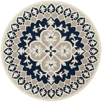 Safavieh Bellagio Blg610C Navy Blue / Ivory Area Rug