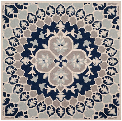 Safavieh Bellagio Blg610C Navy Blue / Ivory Area Rug