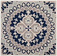 Safavieh Bellagio Blg610C Navy Blue / Ivory Area Rug