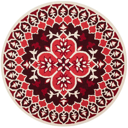 Safavieh Bellagio Blg610K Red / Ivory Area Rug