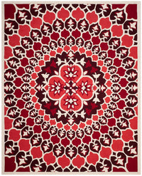 Safavieh Bellagio Blg610K Red / Ivory Area Rug