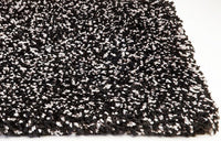 KAS Bliss 1583 Heather Black Shag Area Rug