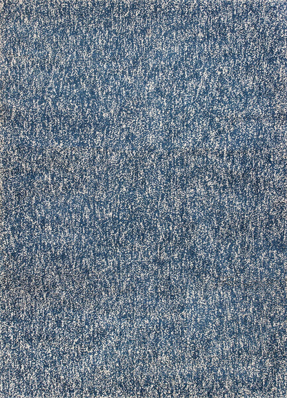 KAS Bliss 1589 Heather Indigo / Ivory Heather Shag Area Rug