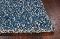 KAS Bliss 1589 Heather Indigo / Ivory Heather Shag Area Rug