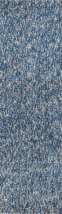 KAS Bliss 1589 Heather Indigo / Ivory Heather Shag Area Rug