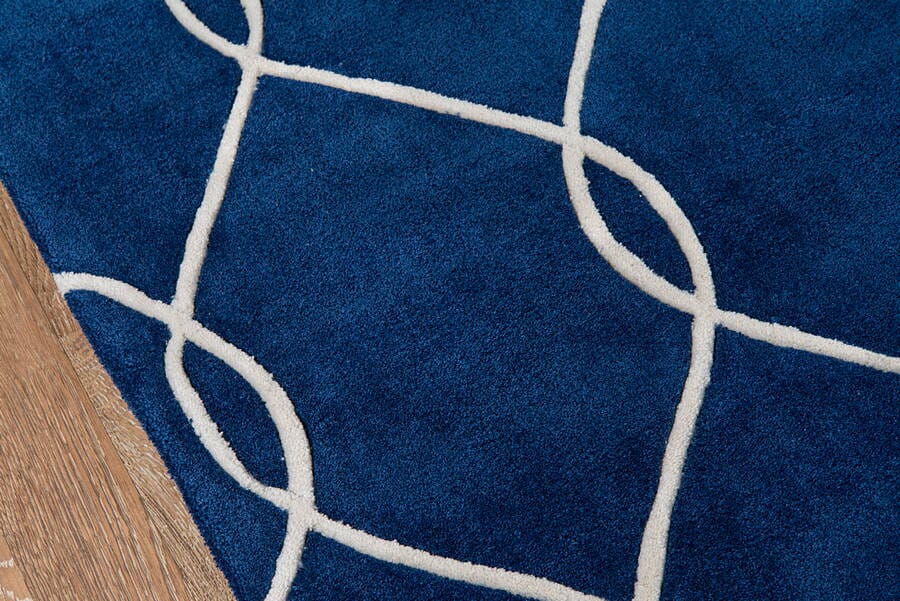 Momeni Bliss Bs-12 Navy Geometric Area Rug