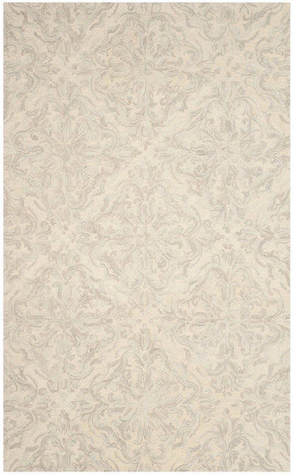 Safavieh Blossom Blm103A Ivory / Grey Damask Area Rug