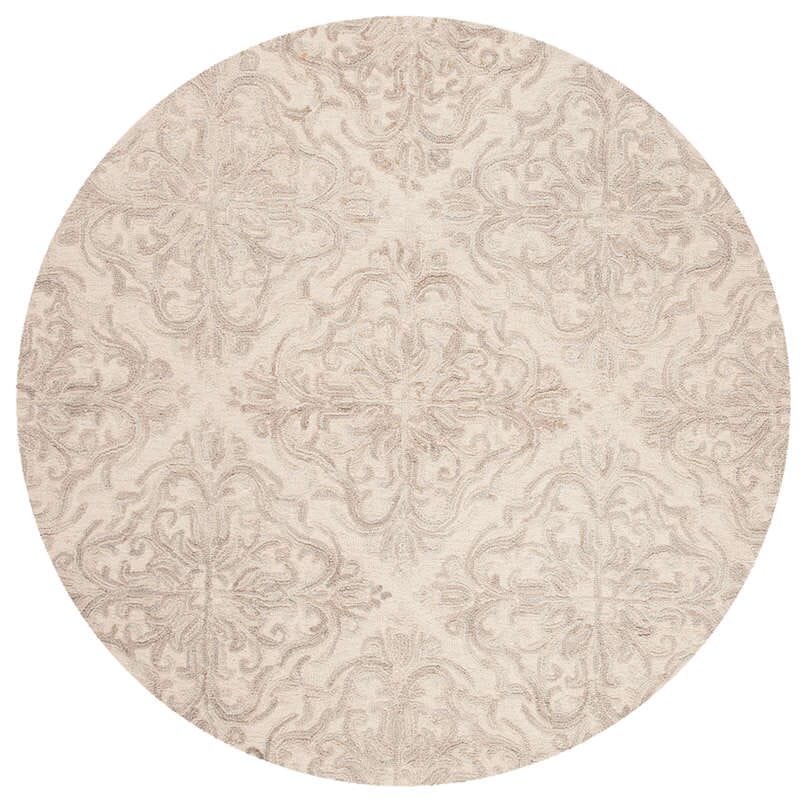 Safavieh Blossom Blm103A Ivory / Grey Damask Area Rug