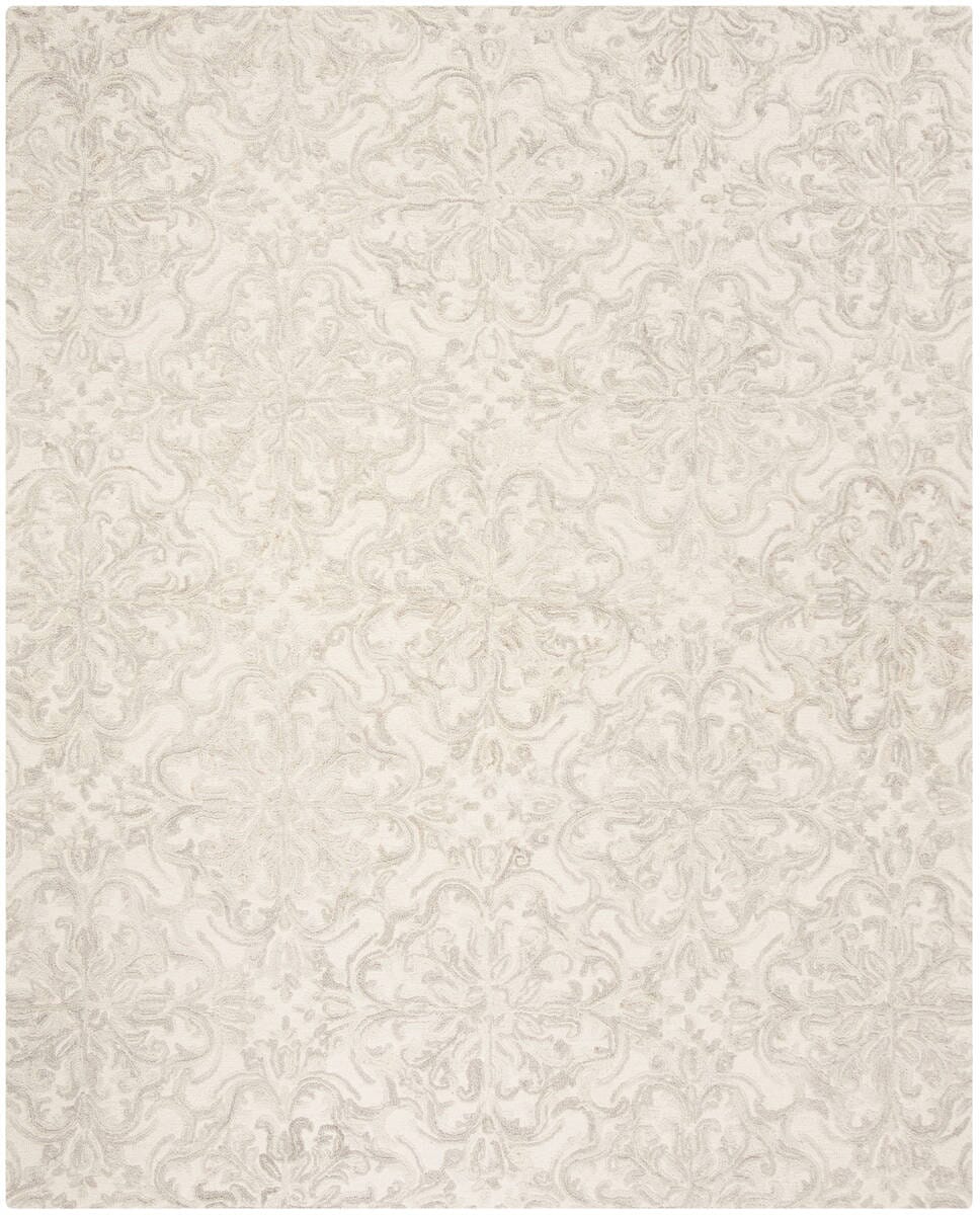 Safavieh Blossom Blm103A Ivory / Grey Damask Area Rug