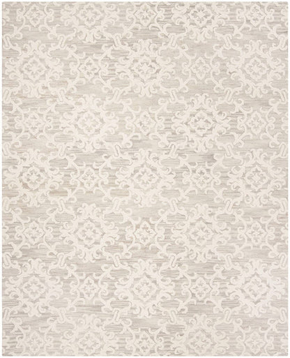 Safavieh Blossom Blm104A Grey / Ivory Damask Area Rug