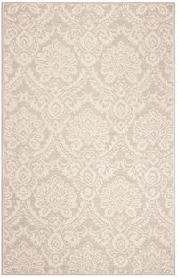 Safavieh Blossom Blm106G Silver / Ivory Damask Area Rug