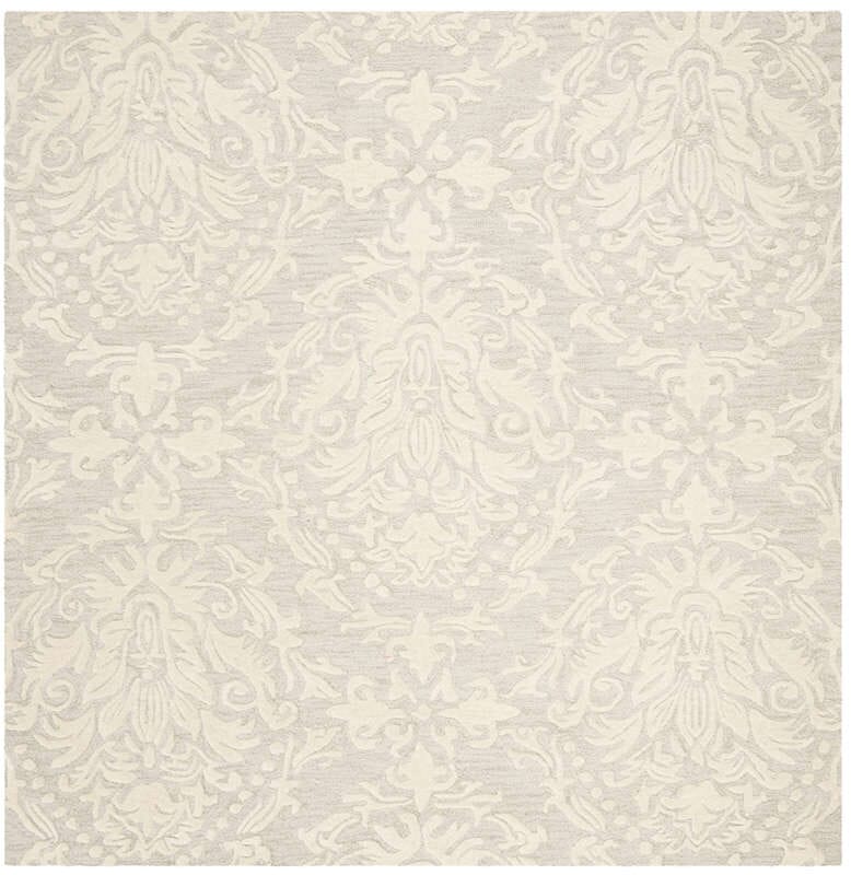 Safavieh Blossom Blm107C Sage / Ivory Damask Area Rug