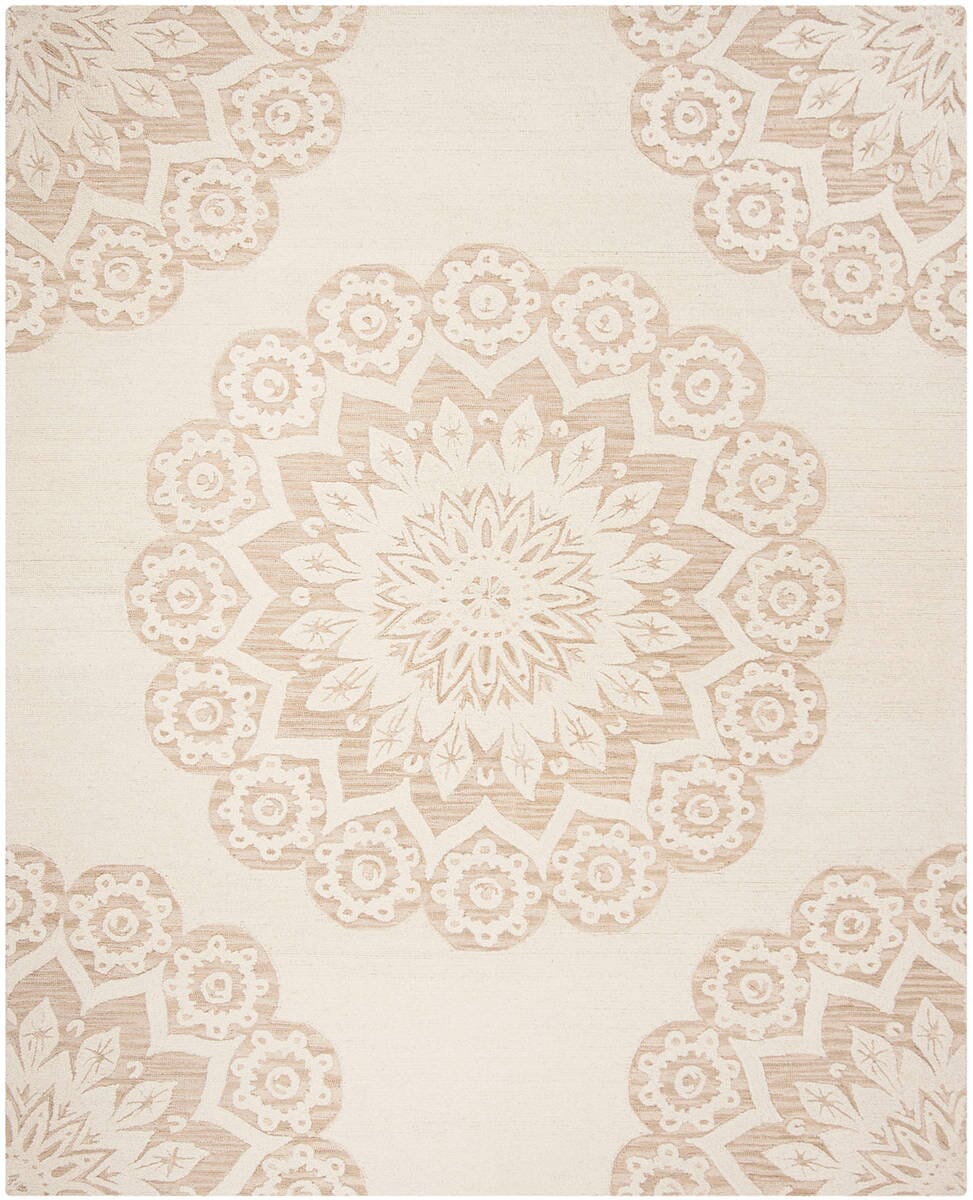 Safavieh Blossom Blm108B Ivory / Beige Area Rug