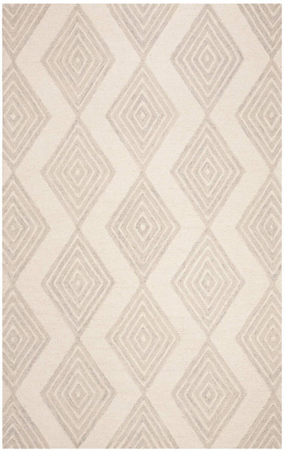 Safavieh Blossom Blm111A Ivory / Silver Moroccan Area Rug