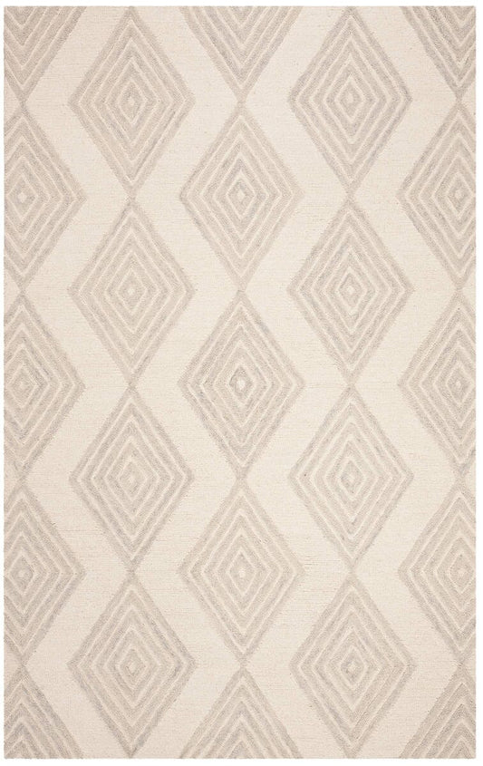 Safavieh Blossom Blm111A Ivory / Silver Moroccan Area Rug