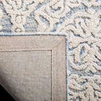 Safavieh Blossom Blm112M Blue / Ivory Damask Area Rug