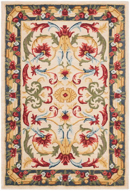 Safavieh Blossom Blm251B Ivory / Green Area Rug